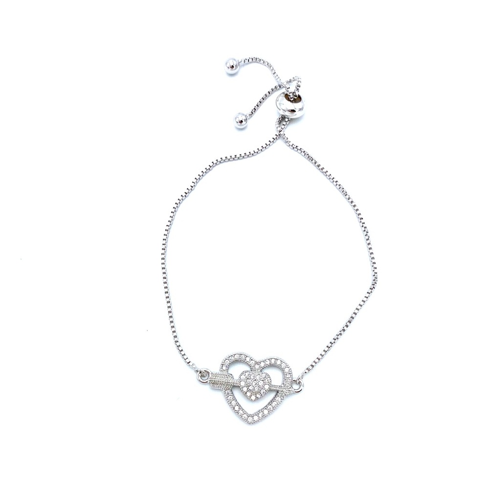 Pull Cord Heart Bracelet